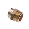 Pièce en laiton filetage extérieur x capillaire 1/2x15 mm Gastec Kiwa 3401006