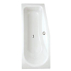 Bette Luna baignoire acier biseauté 170x75x45cm pied de lit droit blanc 0341242 Bette Luna baignoire acier biseauté 170x75x45cm pied de lit droit blanc 0341242
