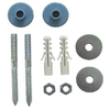 De Beer bevestigingsset v fontein M8x80mm met Schall fix: geluidsisolatie 3430020