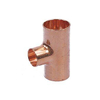 Roodkoperen T stuk verlopend 28x22x28 mm 3461211 Roodkoperen T stuk verlopend 28x22x28 mm 3461211