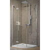 Novellini Brera douchecabine kwartrond met draaideuren 97/99x200cm matchroom/helder SW96401 Novellini Brera douchecabine kwartrond met draaideuren 97/99x200cm matchroom/helder SW96401