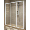 Novellini Lunes 2.0 porte coulissante 3 pièces 3P 96/102x195cm chrome/clair SW96410