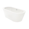 Bette Starlet S Baignoire îlot ovale 185x85x42cm acier Blanc mat 0371803 Bette Starlet S Baignoire îlot ovale 185x85x42cm acier Blanc mat 0371803