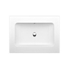 Bette One inbouwwastafel 90x53cm zonder kraangat met overloopgarnituur wit 0371865 Bette One inbouwwastafel 90x53cm zonder kraangat met overloopgarnituur wit 0371865