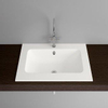 Bette One inbouwwastafel 90x53cm met kraangat en overloopgarnituur wit 0371866 Bette One inbouwwastafel 90x53cm met kraangat en overloopgarnituur wit 0371866