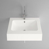Bette One wastafel 90x53cm met kraangat en overloopgarnituur wit 0371885 Bette One wastafel 90x53cm met kraangat en overloopgarnituur wit 0371885