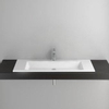 Bette Aqua inbouwwastafel 140x47.5cm met kraangat zonder overloop wit 0371957 Bette Aqua inbouwwastafel 140x47.5cm met kraangat zonder overloop wit 0371957