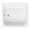 Bette receveur de douche tôle d'acier 100x100x28cm carré blanc 0372048