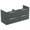 Ideal Standard Tiempo wastafelonderbouwkast met 4 laden 120x44x55cm t.b.voor dubbele wastafel E0534 grijseiken SW97355 Ideal Standard Tiempo wastafelonderbouwkast met 4 laden 120x44x55cm t.b.voor dubbele wastafel E0534 grijseiken SW97355