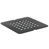 Ideal standard Ultraflat solid grille de recouvrement acier inoxydable 12,5x12,5cm noir SW98708