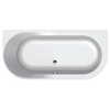 Hoesch Spectra bad tweezijdig afgerond 170x80x48cm met poten wit 0380086 Hoesch Spectra bad tweezijdig afgerond 170x80x48cm met poten wit 0380086