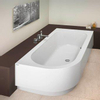 Hoesch Happy D bad rechts 180x80x45cm inbouw wit 0382701 Hoesch Happy D bad rechts 180x80x45cm inbouw wit 0382701
