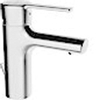 Hansa Hansaronda robinet de lavabo avec bec fixe avec vidage avec flexibles de raccordement chrome 0394601