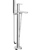 Hansa Hansaronda afbouwdeel voor staande badkraan vloermontage met omstel met Hansastilo handdouche chroom 0394614 Hansa Hansaronda afbouwdeel voor staande badkraan vloermontage met omstel met Hansastilo handdouche chroom 0394614