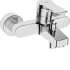 Hansa Hansatwist Mitigeur bain mural avec inverseur et raccords avec levier chrome 0394692 Hansa Hansatwist Mitigeur bain mural avec inverseur et raccords avec levier chrome 0394692
