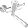 Hansa Clinica wandkraan 23.5cm met open hendel en afsluitbare S koppelingen 0394803 Hansa Clinica wandkraan 23.5cm met open hendel en afsluitbare S koppelingen 0394803