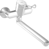 Hansa Clinica wandkraan 30cm met open hendel en afsluitbare S koppelingen 0394816 Hansa Clinica wandkraan 30cm met open hendel en afsluitbare S koppelingen 0394816