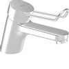 Hansa Clinica wastafelkraan met open hendel chroom 0394828 Hansa Clinica wastafelkraan met open hendel chroom 0394828