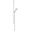 Hansa Hansamedijet glijstangset compleet met handdouche 1 stand 900xØ18mm met doucheslang 175cm chroom 0396259 Hansa Hansamedijet glijstangset compleet met handdouche 1 stand 900xØ18mm met doucheslang 175cm chroom 0396259