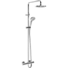 Hansa Prisma thermostaat met hoofddouche handdouche slang 175cm chroom GA17566 Hansa Prisma thermostaat met hoofddouche handdouche slang 175cm chroom GA17566