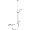 Hansa Hansaunita renovatieset glijstangset met badkraan thermostatisch met omstel zonder koppelingen met glijstang 90cm met handdouche Ø10cm 3 standen chroom 0396382 Hansa Hansaunita renovatieset glijstangset met badkraan thermostatisch met omstel zonder koppelingen met glijstang 90cm met handdouche Ø10cm 3 standen chroom 0396382