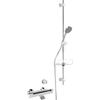 Hansa Hansafit renovatieset glijstangset met douchekraan thermostatisch met thermo Cool functie met handdouche-3 met zeepschaal chroom SW94236 Hansa Hansafit renovatieset glijstangset met douchekraan thermostatisch met thermo Cool functie met handdouche-3 met zeepschaal chroom SW94236