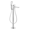 Kludi Balance Robinet de baignoire sur pied avec inverseur et garniture de douche chrome 0400223 Kludi Balance Robinet de baignoire sur pied avec inverseur et garniture de douche chrome 0400223