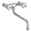 Kludi Standaard Terralux wandkraan met S uitloop chroom 0400378 Kludi Standaard Terralux wandkraan met S uitloop chroom 0400378