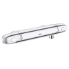 Grohe Grohtherm 1000 New douchekraan thermostatisch zonder omstel zonder koppelingen EcoJoy en volumegreep met ecobutton chroom 0442505 Grohe Grohtherm 1000 New douchekraan thermostatisch zonder omstel zonder koppelingen EcoJoy en volumegreep met ecobutton chroom 0442505