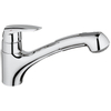 Grohe Eurodisc keukenkraan met draaibare uitloop en uittrekbare handdouche chroom 0437014 Grohe Eurodisc keukenkraan met draaibare uitloop en uittrekbare handdouche chroom 0437014