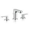 Grohe Eurosmart Cosmopolitan 3 gats wastafelkraan chroom 0437346 Grohe Eurosmart Cosmopolitan 3 gats wastafelkraan chroom 0437346