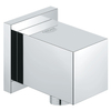 Grohe Euphoria Cube wandaansluitbocht buitendraad beveiliging tegen terugstroming chroom 0442199 Grohe Euphoria Cube wandaansluitbocht buitendraad beveiliging tegen terugstroming chroom 0442199