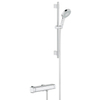 Grohe Grohtherm 2000 douchekraan thermostatisch met glijstang 60cm en cosmopolitan handdouche massage chroom 0102548 Grohe Grohtherm 2000 douchekraan thermostatisch met glijstang 60cm en cosmopolitan handdouche massage chroom 0102548