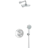 Grohe Grohtherm 2000 Perfect Shower Set met inbouwdouchekraan thermostatisch met Power en Soul hoofd en handdouche chroom 0102545 Grohe Grohtherm 2000 Perfect Shower Set met inbouwdouchekraan thermostatisch met Power en Soul hoofd en handdouche chroom 0102545