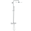 Grohe Rainshower Modern douchesysteem met hoofddouche 31cm en handdouche chroom 0436200 Grohe Rainshower Modern douchesysteem met hoofddouche 31cm en handdouche chroom 0436200