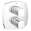 Grohe Grandera afbouwdeel T voor inbouwkraan thermostatisch met omstel: douche en baduitloop chroom 0437861 Grohe Grandera afbouwdeel T voor inbouwkraan thermostatisch met omstel: douche en baduitloop chroom 0437861