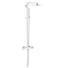Grohe Cube douchesysteem met douchekraan thermostatisch en Rainshower Allure hoofddouche en Euphoria Cube handdouche chroom 0442363 Grohe Cube douchesysteem met douchekraan thermostatisch en Rainshower Allure hoofddouche en Euphoria Cube handdouche chroom 0442363