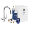 Grohe Blue keukenkraan met C uitloop met vernieuwde filterfunctie Chilled en Sparkling 3x gekoeld +3x bruisend water chroom 0436361 Grohe Blue keukenkraan met C uitloop met vernieuwde filterfunctie Chilled en Sparkling 3x gekoeld +3x bruisend water chroom 0436361