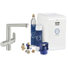 Grohe Blue K7 keukenkraan met hoekige uitloop met vernieuwde filterfunctie Chilled en Sparkling 3x gekoeld 3x bruisend water RVS supersteel 0436366 Grohe Blue K7 keukenkraan met hoekige uitloop met vernieuwde filterfunctie Chilled en Sparkling 3x gekoeld 3x bruisend water RVS supersteel 0436366