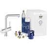 Grohe Blue Minta keukenkraan met gebogen uitloop met vernieuwde filterfunctie Chilled en Sparkling 3x gekoeld +3x bruisend water chroom 0436367 Grohe Blue Minta keukenkraan met gebogen uitloop met vernieuwde filterfunctie Chilled en Sparkling 3x gekoeld +3x bruisend water chroom 0436367