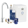 Grohe Blue Mono keukenkraan met hoge ronde uitloop met vernieuwde filterfunctie Chilled en Sparkling voor gekoeld + 3x bruisend water chroom 0436369 Grohe Blue Mono keukenkraan met hoge ronde uitloop met vernieuwde filterfunctie Chilled en Sparkling voor gekoeld + 3x bruisend water chroom 0436369