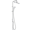 Kludi Fizz dual shower systeem 2 weg met omstel met glijstuk doucheslang hoofddouche handouche en chroom 0401797 Kludi Fizz dual shower systeem 2 weg met omstel met glijstuk doucheslang hoofddouche handouche en chroom 0401797