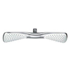 Kludi Fizz douche de tête avec 2 unités de douche 1/2 o340mm douche de tête chrome 0401801 Kludi Fizz douche de tête avec 2 unités de douche 1/2 o340mm douche de tête chrome 0401801