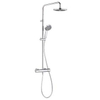 Kludi A QA Dual Shower System met douchekraan thermostatisch met handdouche en hooddouche Ø25cm chroom SW64095 Kludi A QA Dual Shower System met douchekraan thermostatisch met handdouche en hooddouche Ø25cm chroom SW64095