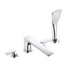 Kludi Ameo Mitigeur de baignoire 4 trous avec poignée à levier et bec 22cm chrome SW158889 Kludi Ameo Mitigeur de baignoire 4 trous avec poignée à levier et bec 22cm chrome SW158889