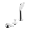 Kludi Ameo Mélangeur bain douche 3 trous sans bec avec béquille chrome SW158892 Kludi Ameo Mélangeur bain douche 3 trous sans bec avec béquille chrome SW158892