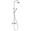 Kludi Logo douchesysteem dual 1-greeps m. baduitloop m. A-QA hoofddouche Ø20cm m. Logo 3S handdouche chroom SW158921 Kludi Logo douchesysteem dual 1-greeps m. baduitloop m. A-QA hoofddouche Ø20cm m. Logo 3S handdouche chroom SW158921