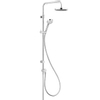 Kludi Logo douchesysteem dual zonder douchekraan m. A-QA hoofddouche Ø20cm m. Logo 1S handdouche chroom SW158925 Kludi Logo douchesysteem dual zonder douchekraan m. A-QA hoofddouche Ø20cm m. Logo 1S handdouche chroom SW158925