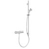 Kludi Logo Dual Shower System met douchekraan thermostatisch met handdouche 3S en glijstang 110cm chroom SW158927 Kludi Logo Dual Shower System met douchekraan thermostatisch met handdouche 3S en glijstang 110cm chroom SW158927