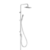 Kludi A QA Dual Shower System met 2 weg omstelling met handdouche 1S en hoofddouche 14x24.5cm chroom 0413126 Kludi A QA Dual Shower System met 2 weg omstelling met handdouche 1S en hoofddouche 14x24.5cm chroom 0413126